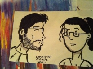 This is about how she reacts when I try to kiss her.